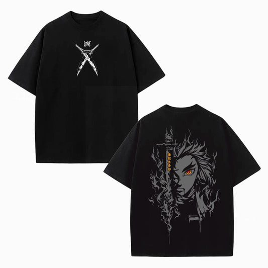 TANJIRO DEMON SLAYER OVERSIZED TEE-[DS]