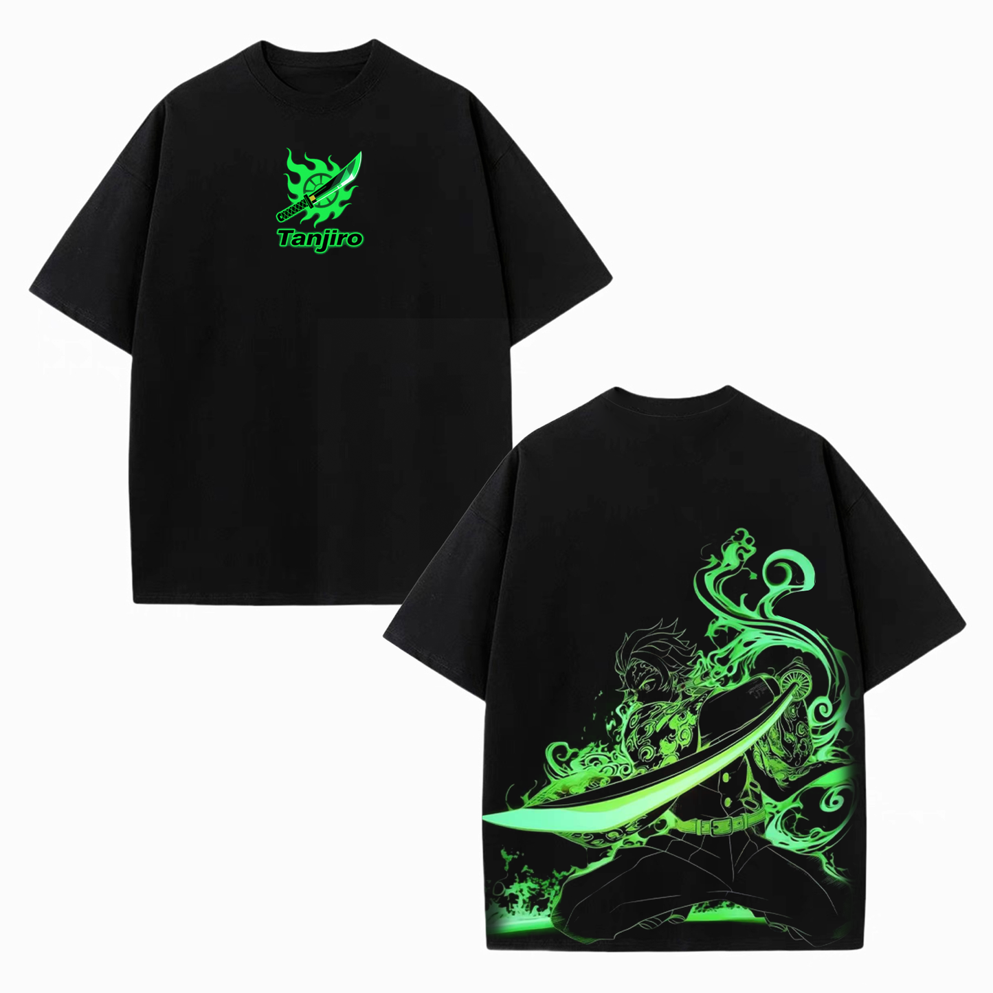 TANJIRO DEMON SLAYER OVERSIZED T-SHIRT-[DS]