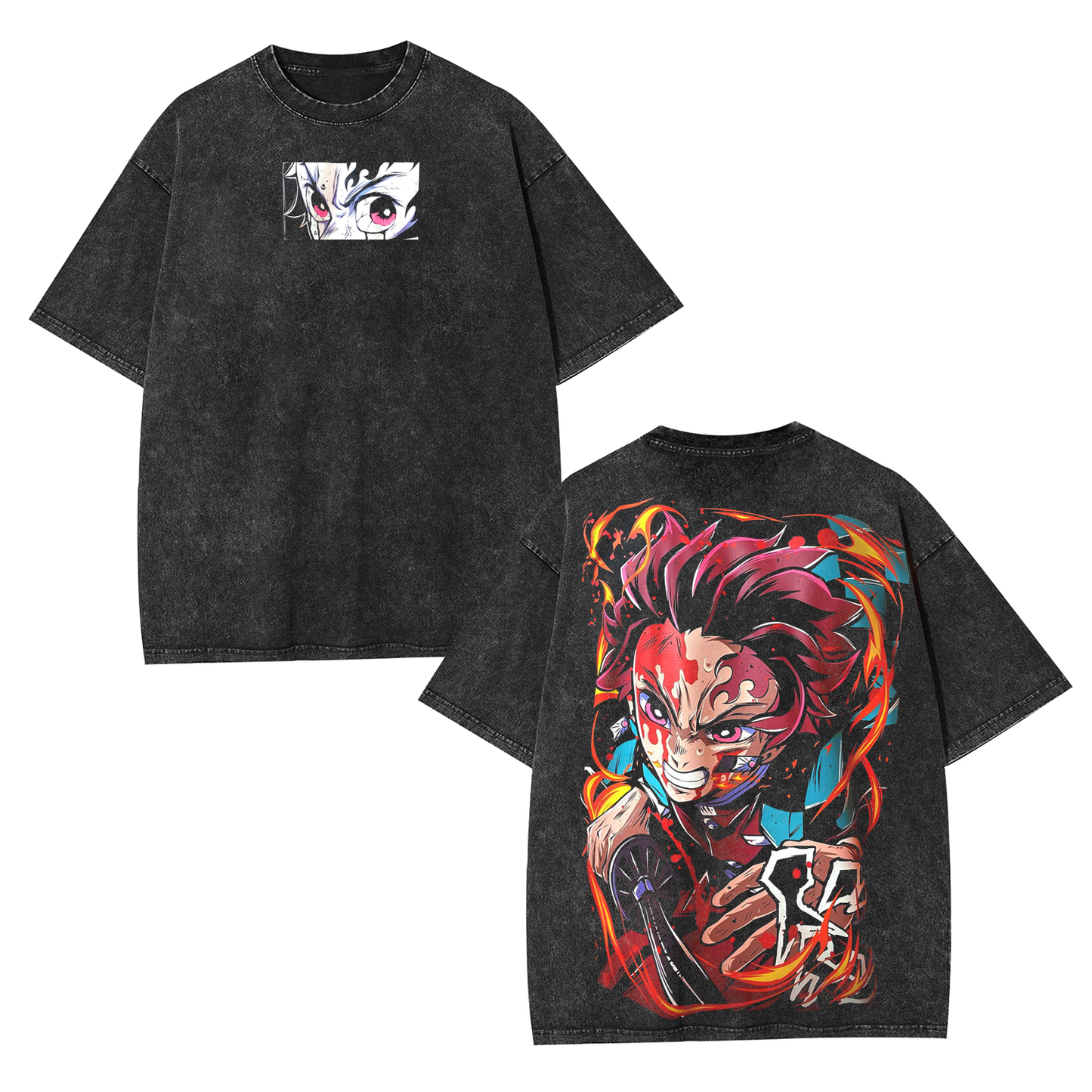 TANJIRO DEMON SLAYER OVERSIZED T-SHIRT-[DS]