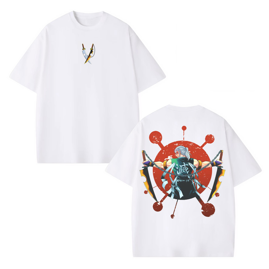 TENGEN DEMON SLAYER UNISEX ANIME INSPIRED VINTAGE OVERSIZED TEE-[DS]
