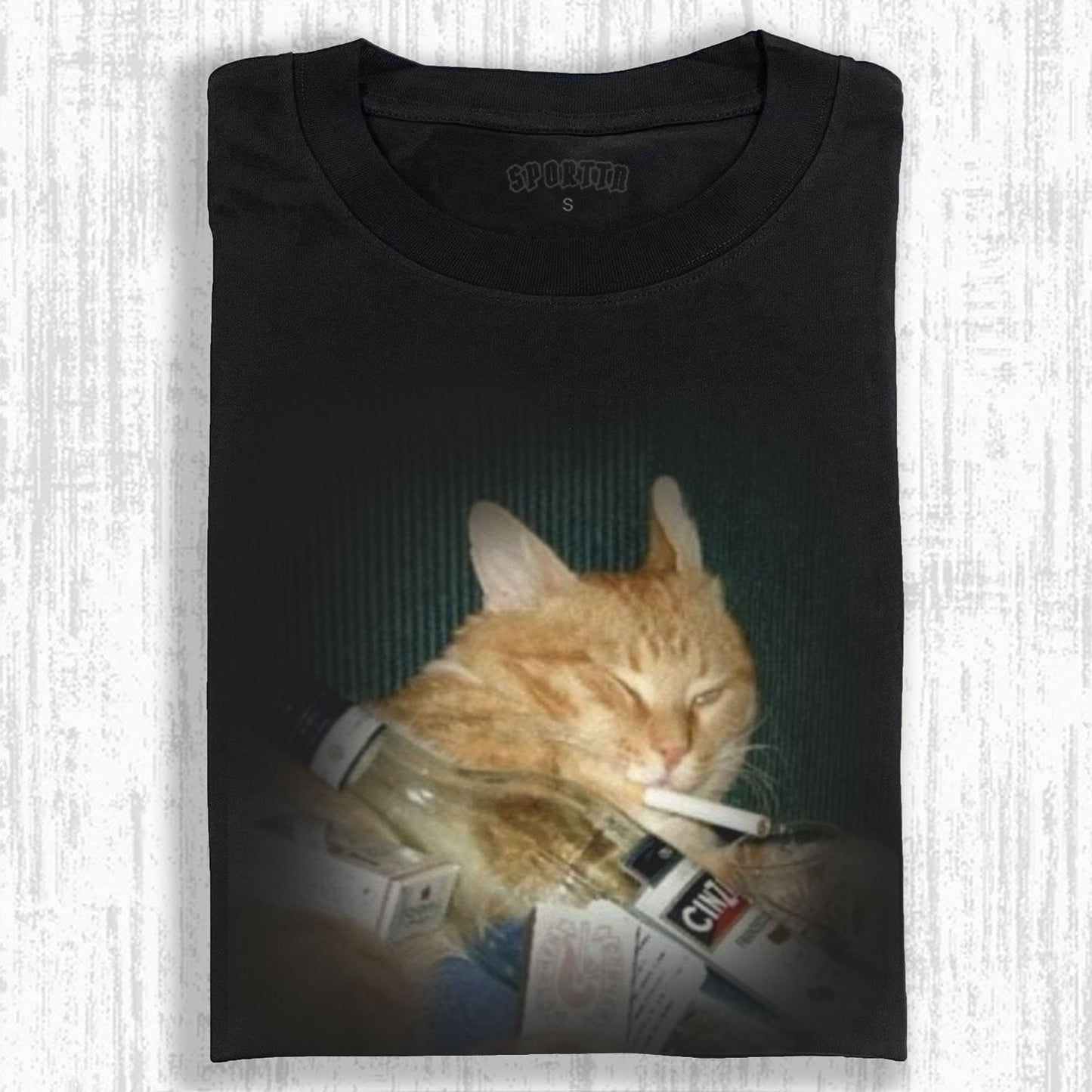 THE COOL CAT'S UNRULY MOMENT STYLISH T-SHIRT