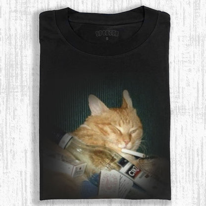 THE COOL CAT'S UNRULY MOMENT STYLISH T-SHIRT