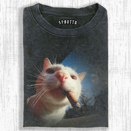 THE COOL CAT'S UNRULY MOMENT STYLISH V2 T-SHIRT