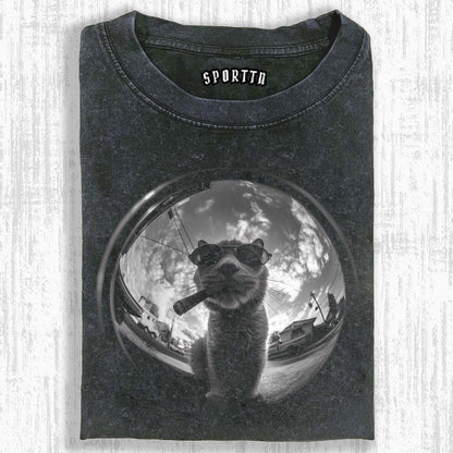 THE COOL CAT'S UNRULY MOMENT STYLISH V3 T-SHIRT
