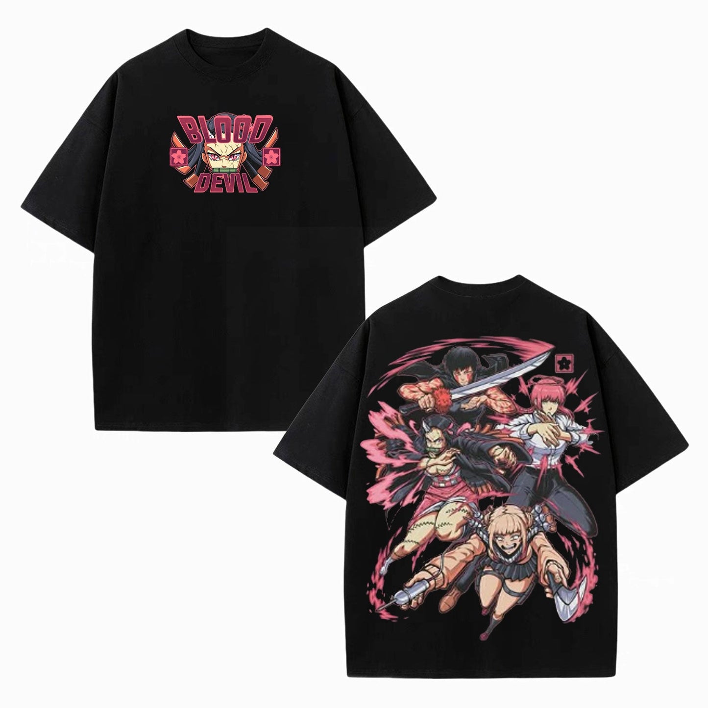 THE CROSSOVER FEMALE BLOOD DEVIL UNISEX OVERSIZED TEE-[DS]