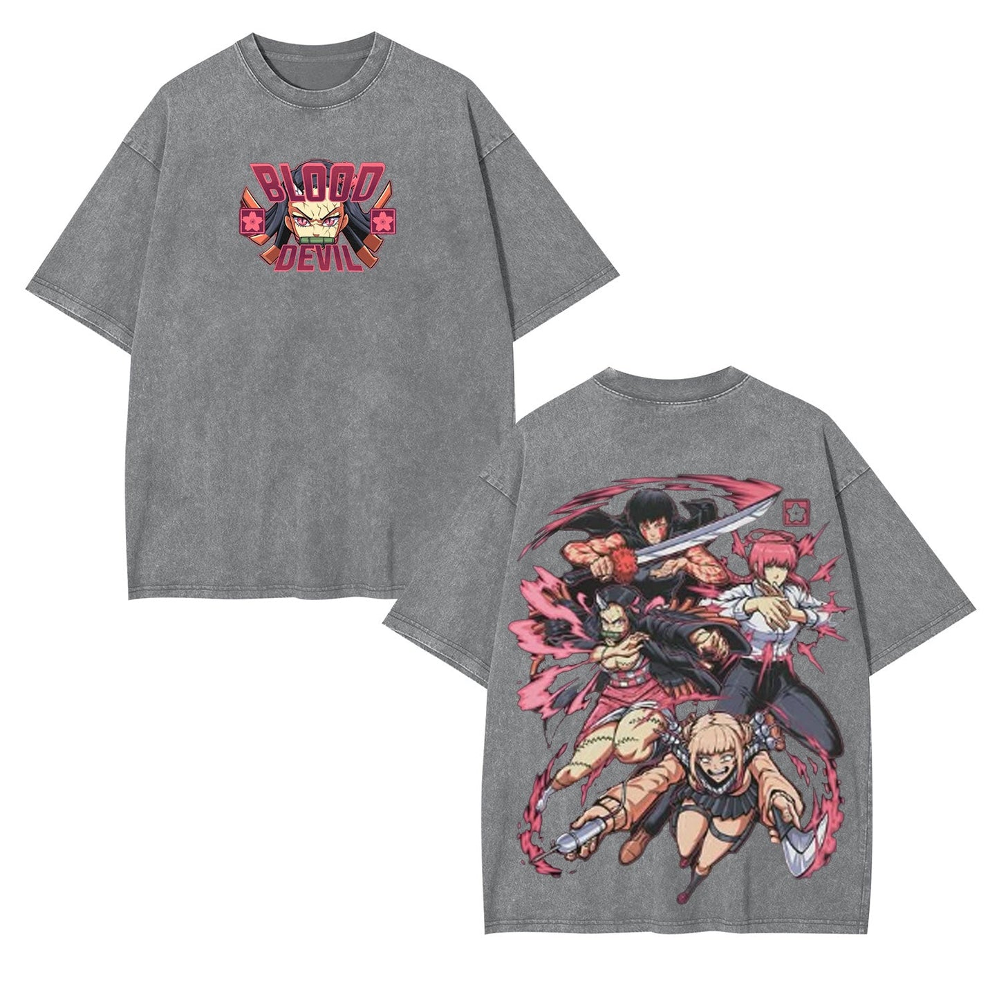 THE CROSSOVER FEMALE BLOOD DEVIL UNISEX OVERSIZED TEE-[DS]