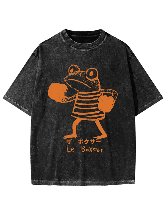 THE FROG BOXER VINTAGE WASHED T-SHIRT 