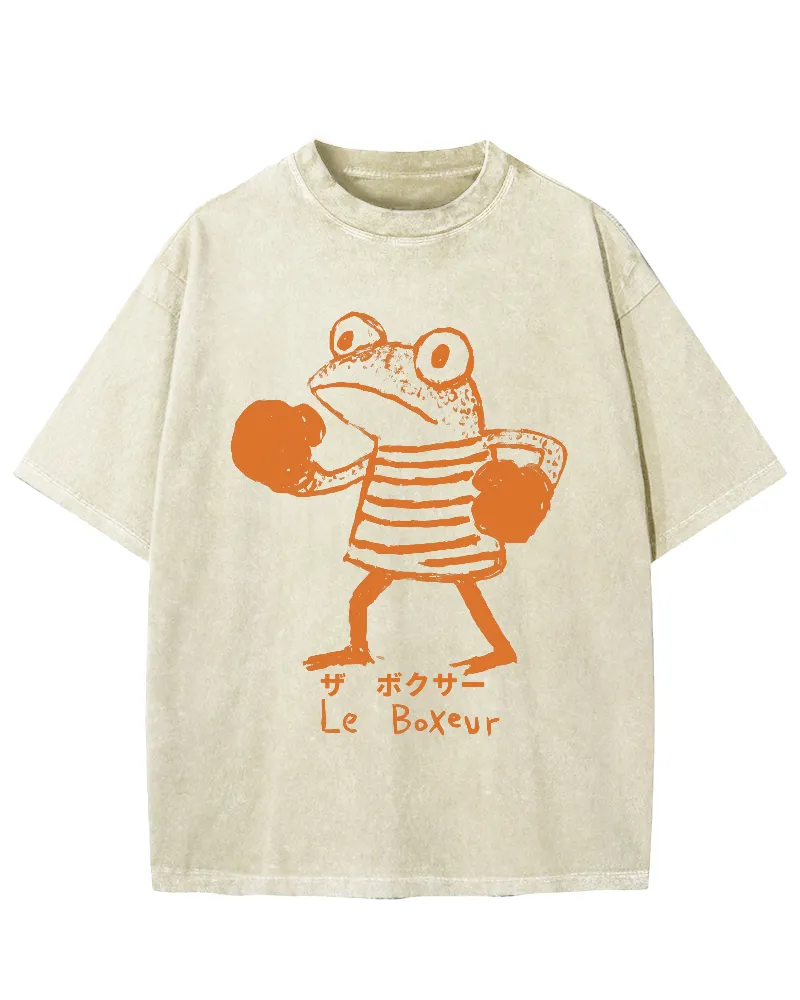 THE FROG BOXER VINTAGE WASHED T-SHIRT 