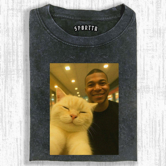 CAT WITH FOOTBALL IDOL TEES