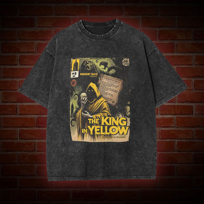 THE KING IN YELLOW WASHED T-SHIRT 