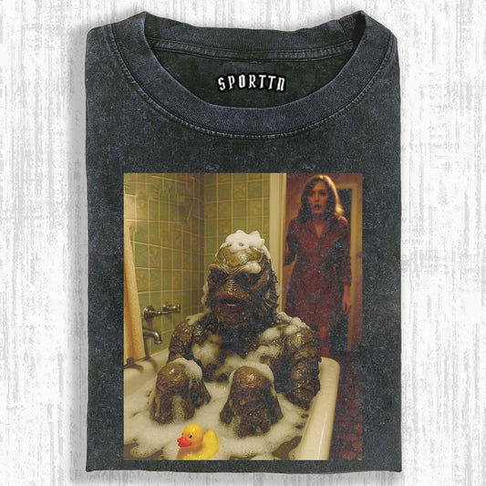 THE SHAPE OF WATER FUNNY BATHING SCENE TEE