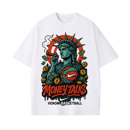 THE STATUE OF LIBERTY'S MONEY - BASKETBALL SHOW TEE 