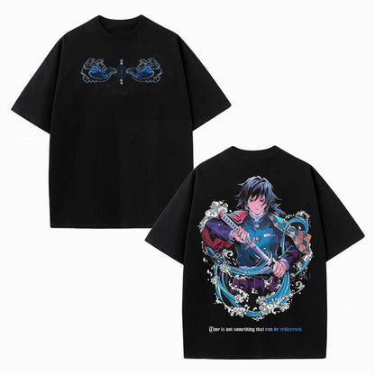 TOMIOKA GIYUU ANIME INSPIRED VINTAGE TEE丨DEMON SLAYER-[DS]