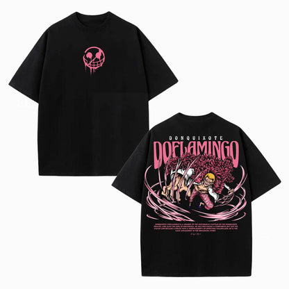 DONQUIXOTE DOFLAMINGO ANIME INSPIRED VINTAGE TEE丨ONE PIECE-[DS]