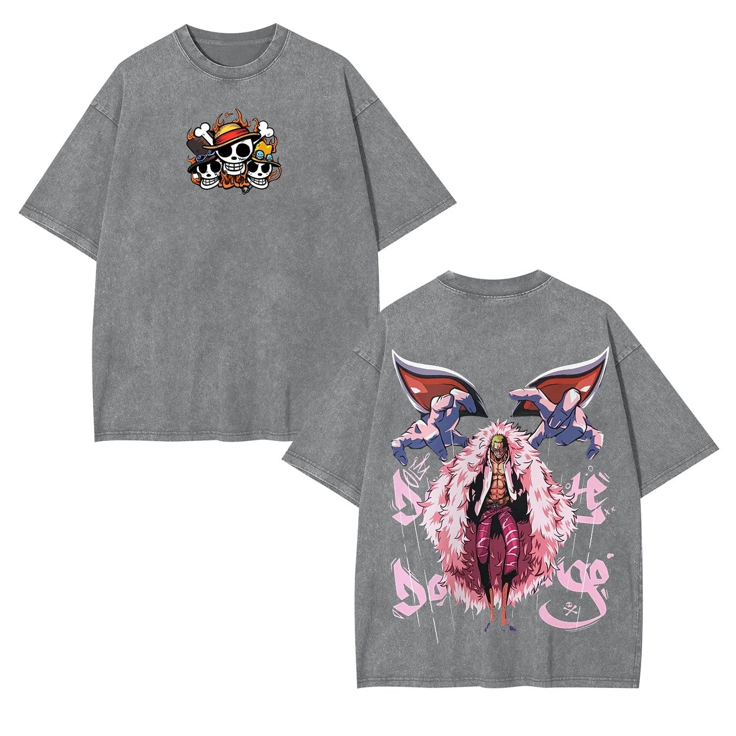 DONQUIXOTE DOFLAMINGO ANIME INSPIRED VINTAGE TEE丨ONE PIECE-[DS]