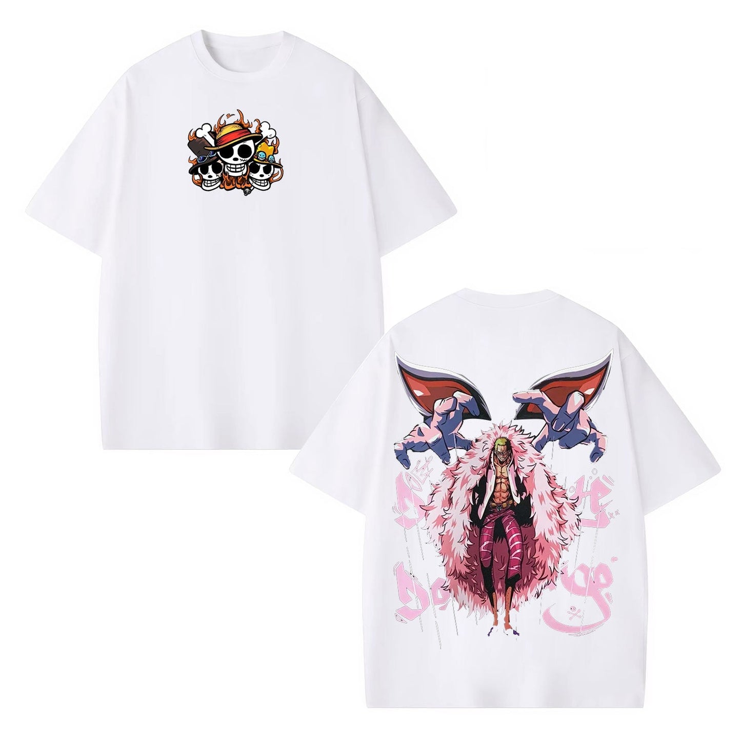 DONQUIXOTE DOFLAMINGO ANIME INSPIRED VINTAGE TEE丨ONE PIECE-[DS]