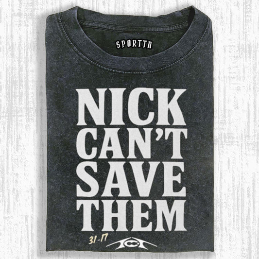 TOMMY CASTELLANOS NICK CAN'T SAVE THEM T SHIRT
