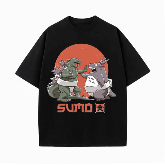 TOTORO GHIBLI UNISEX ANIME INSPIRED VINTAGE TEE -[FRONT]
