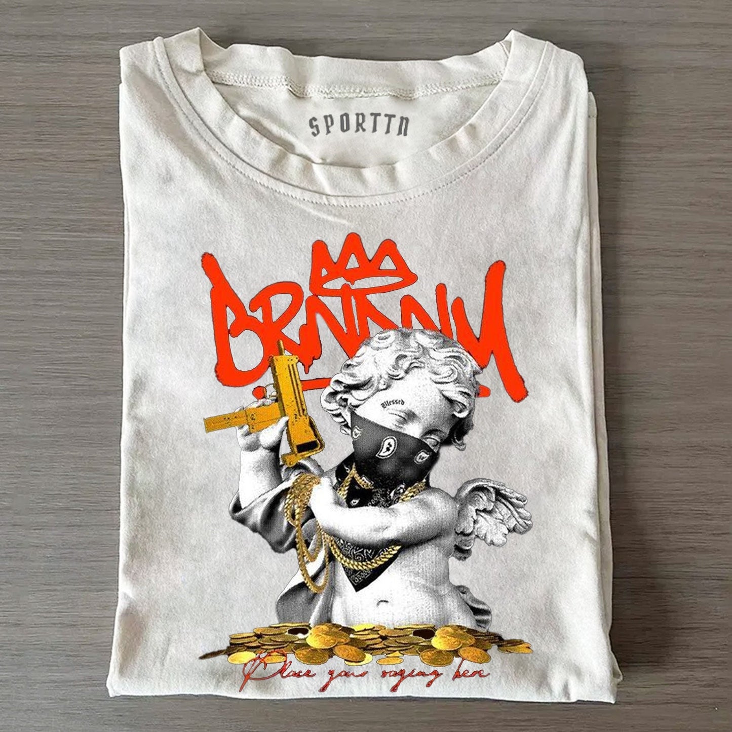 TRENDY BRNKRM ANGEL - PRINTED T-SHIRT