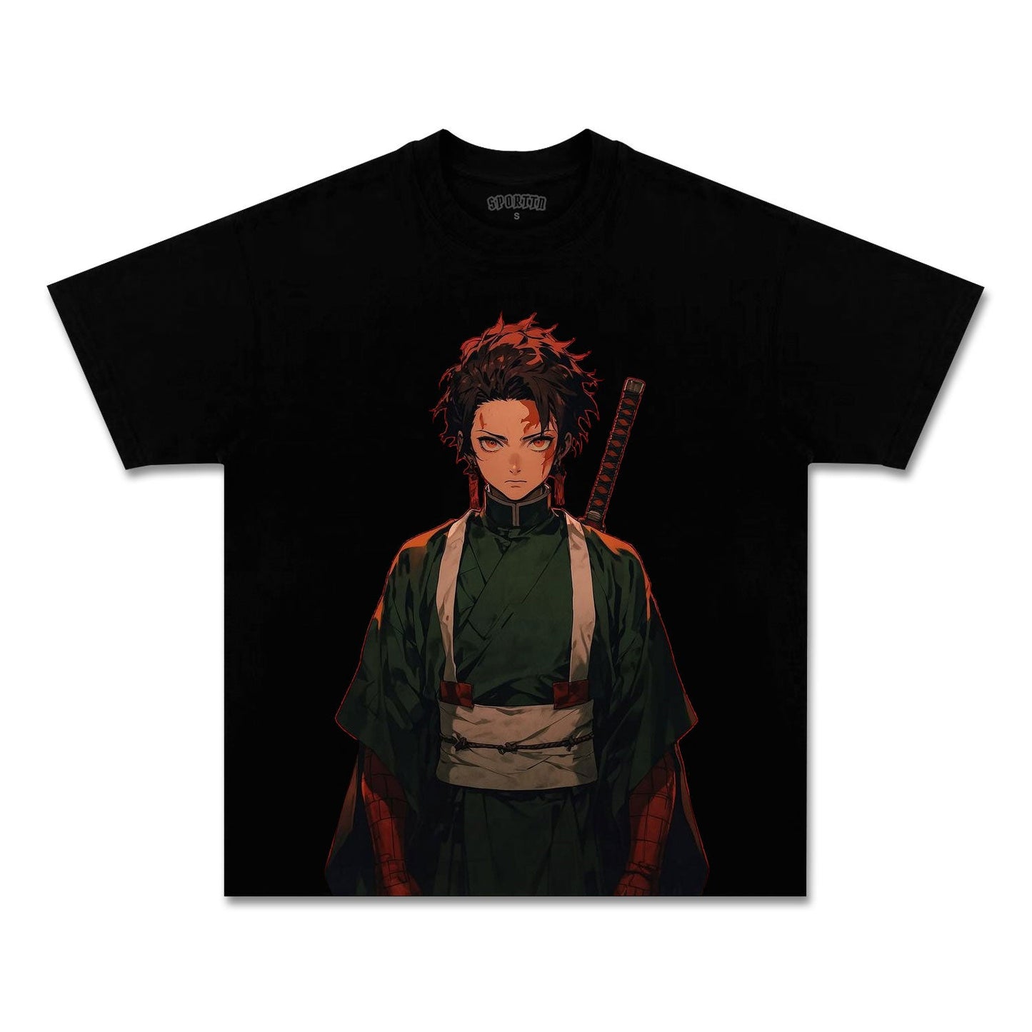 UNISEX ANIME INSPIRED VINTAGE TEE丨DEMON SLAYER-[FRONT]