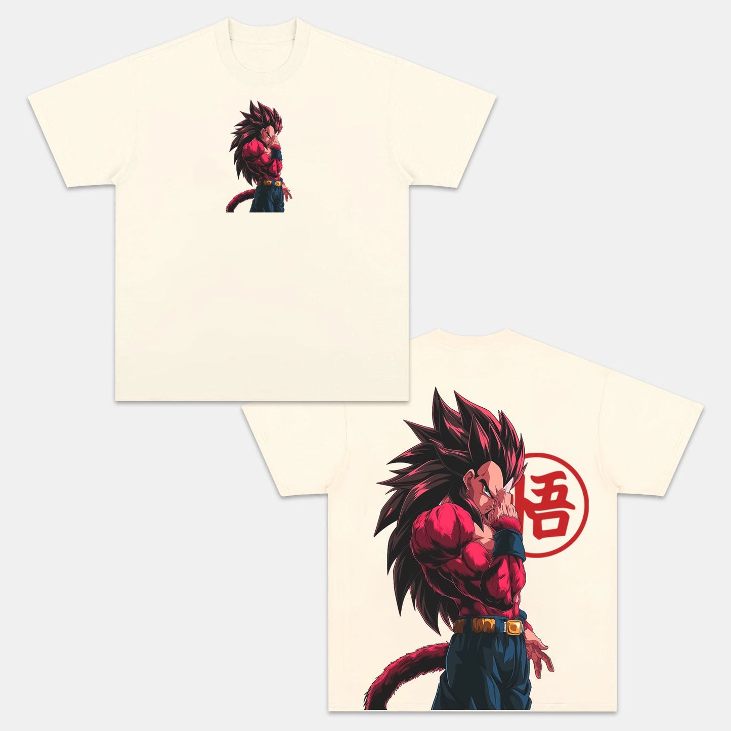 UNISEX ANIME INSPIRED VINTAGE TEE丨DRAGON BALL-[DS]