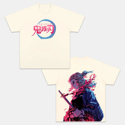 UNISEX ANIME INSPIRED VINTAGE TEE丨DEMON SLAYER-[DS]