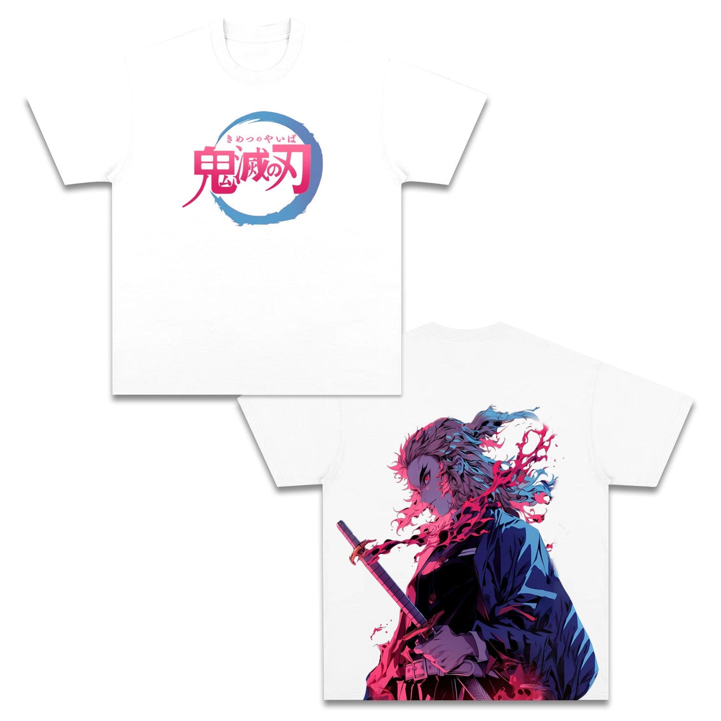 UNISEX ANIME INSPIRED VINTAGE TEE丨DEMON SLAYER-[DS]