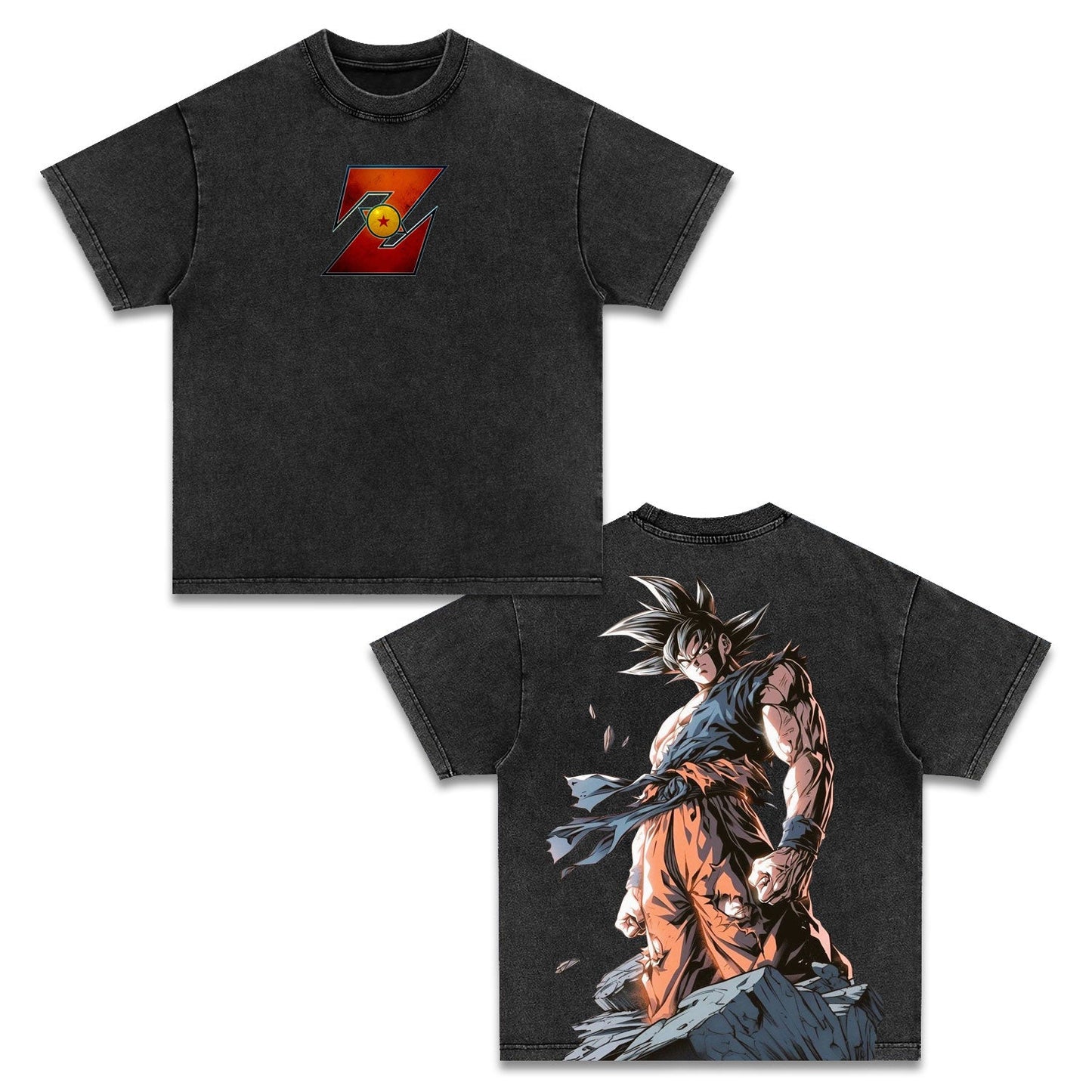 UNISEX ANIME INSPIRED VINTAGE TEE丨DRAGON BALL-[DS]