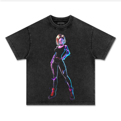 UNISEX ANIME INSPIRED VINTAGE TEE丨DRAGON BALL-[FRONT]
