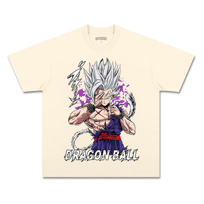 UNISEX ANIME INSPIRED VINTAGE TEE丨DRAGON BALL-[FRONT]