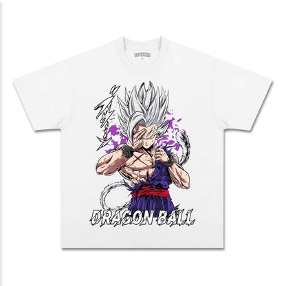 UNISEX ANIME INSPIRED VINTAGE TEE丨DRAGON BALL-[FRONT]