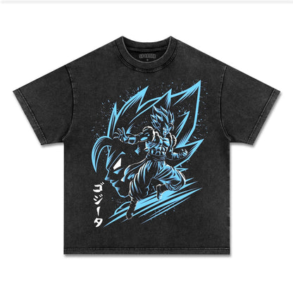 UNISEX ANIME INSPIRED VINTAGE TEE丨DRAGON BALL-[FRONT]
