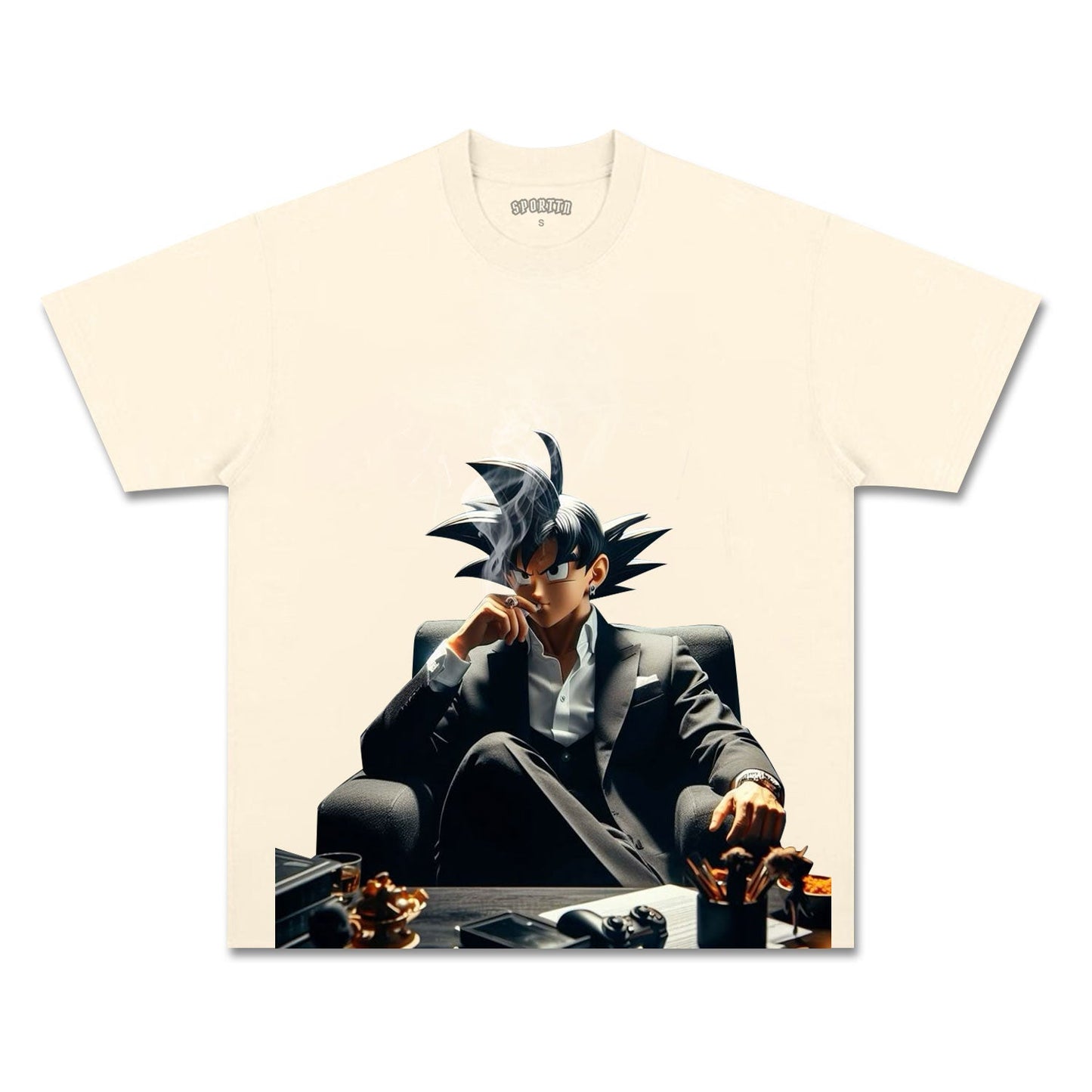 UNISEX ANIME INSPIRED VINTAGE TEE丨DRAGON BALL-[FRONT]