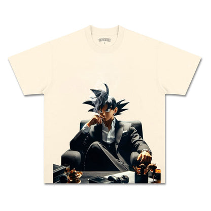 UNISEX ANIME INSPIRED VINTAGE TEE丨DRAGON BALL-[FRONT]