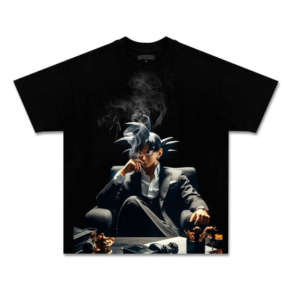 UNISEX ANIME INSPIRED VINTAGE TEE丨DRAGON BALL-[FRONT]