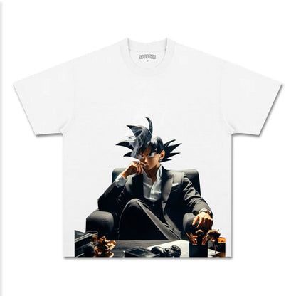 UNISEX ANIME INSPIRED VINTAGE TEE丨DRAGON BALL-[FRONT]