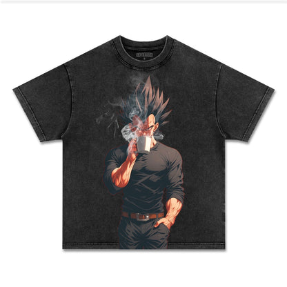 UNISEX ANIME INSPIRED VINTAGE TEE丨DRAGON BALL-[FRONT]