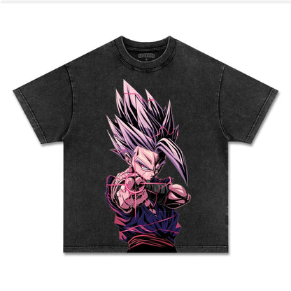 UNISEX ANIME INSPIRED VINTAGE TEE丨DRAGON BALL-[FRONT]