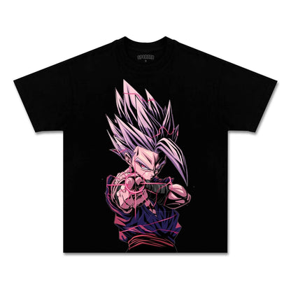 UNISEX ANIME INSPIRED VINTAGE TEE丨DRAGON BALL-[FRONT]