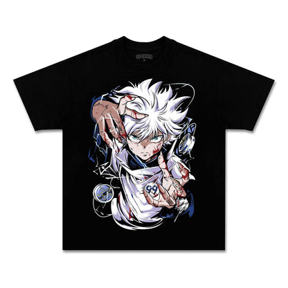 UNISEX ANIME INSPIRED VINTAGE TEE丨HUNTER×HUNTER-[FRONT]