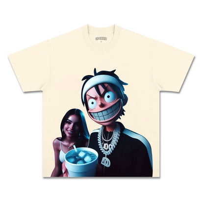 UNISEX ANIME INSPIRED VINTAGE TEE丨ONE PIECE-[FRONT]
