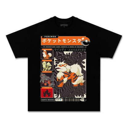 UNISEX ANIME INSPIRED VINTAGE TEE丨POKéMON-[FRONT]