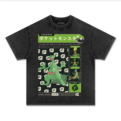 UNISEX ANIME INSPIRED VINTAGE TEE丨POKéMON-[FRONT]