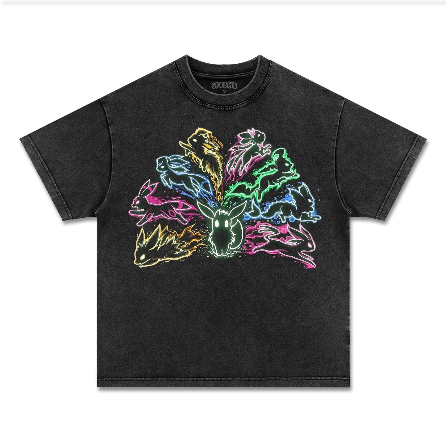 UNISEX ANIME INSPIRED VINTAGE TEE丨POKéMON-[FRONT]