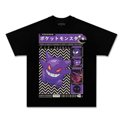 UNISEX ANIME INSPIRED VINTAGE TEE丨POKéMON-[FRONT]