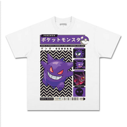 UNISEX ANIME INSPIRED VINTAGE TEE丨POKéMON-[FRONT]