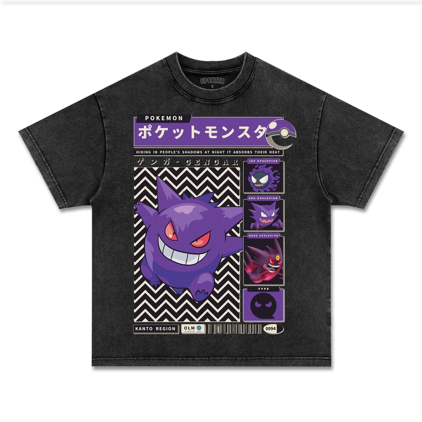 UNISEX ANIME INSPIRED VINTAGE TEE丨POKéMON-[FRONT]