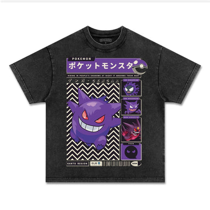 UNISEX ANIME INSPIRED VINTAGE TEE丨POKéMON-[FRONT]