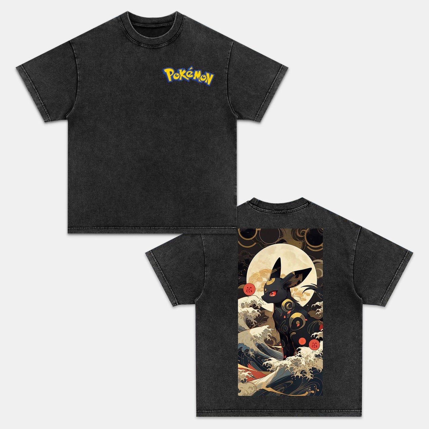 UMBREON UNISEX ANIME INSPIRED VINTAGE T-SHIRT丨POKÉMON-[DS]