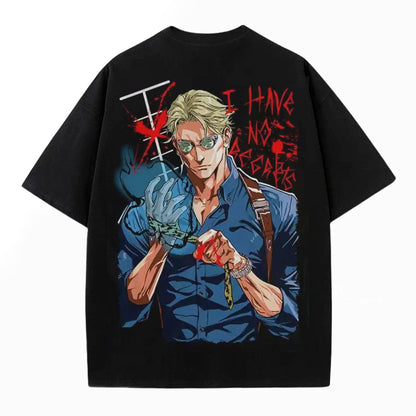 UNISEX ANIME INSPIRED VINTAGE OVERSIZED TEE丨JUJUTSU KAISEN-[BACK]